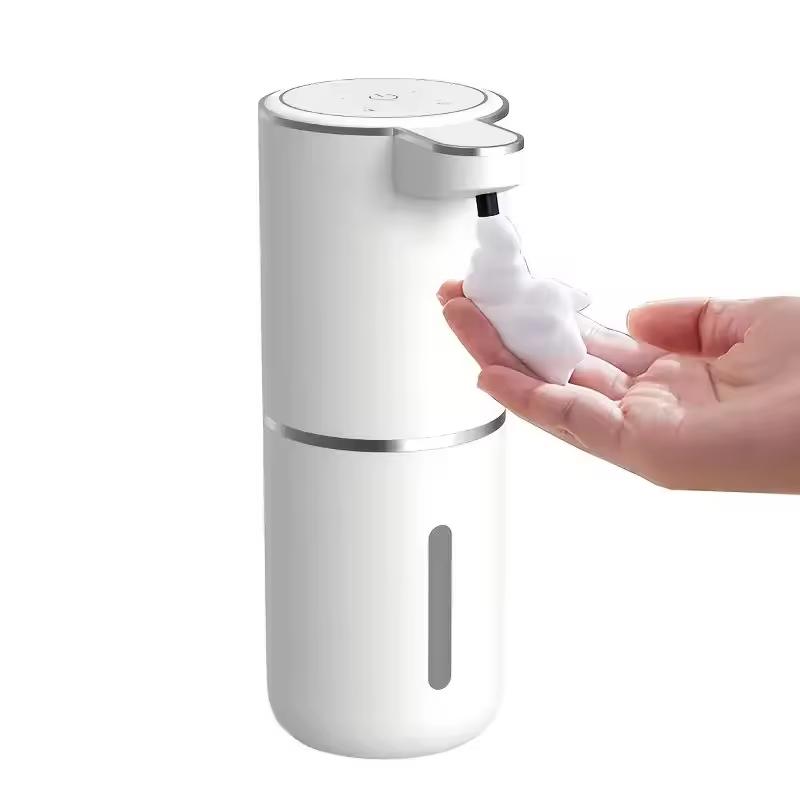 HLK Automatic Rechargeable ABS Material Soap Dispenser Touchless Foam Hand Liquid Foaming Dispenser Machine for Hotel Bathrooms