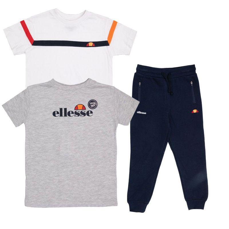 

Хлопковый комплект из 2 футболок и спортивных брюк для детей ELLESSE 2/3 ans белый