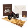 Modern Motorcycle 3d Pop Up Card For Birthday Gift For Dad