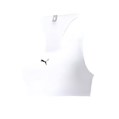 Logo Print Medium Support Sports Bra Women Underwear White 520306-09