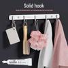 304 Stainless Steel Wall-Mounted Hook Rack for Kitchen & Bathroom