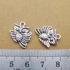 B6191 15x19mm Antique Silver Owl Jewelry Charms, 100pcs, 1.8g Each
