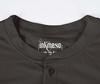 Inkmeso Solides Henley-T-Shirt für Herren Baumwolle Kurzarm T-Shirts Tasche