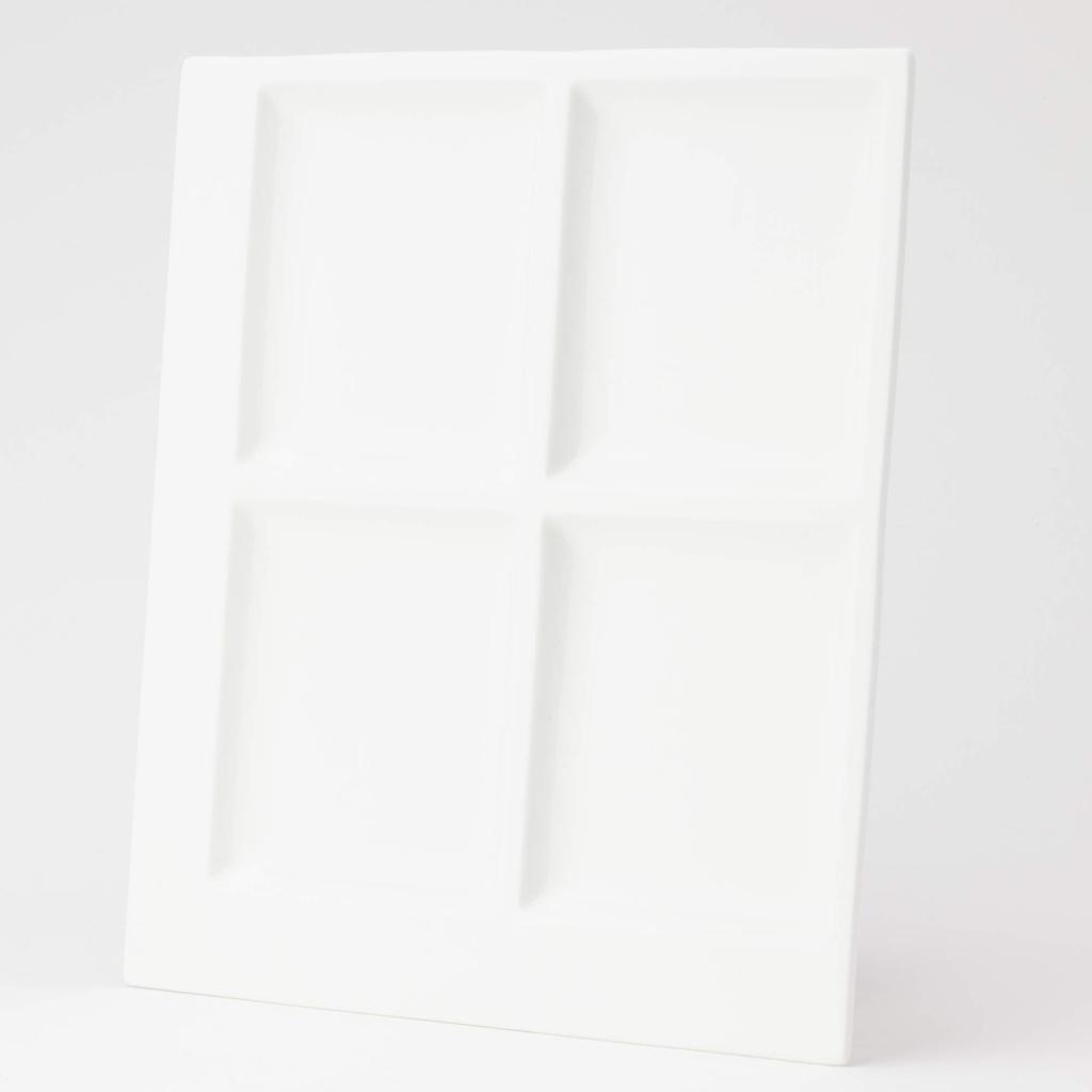 NARUMI Plate Pro Style White 27cm Divider Plate Microwave Warmable 50131-5658