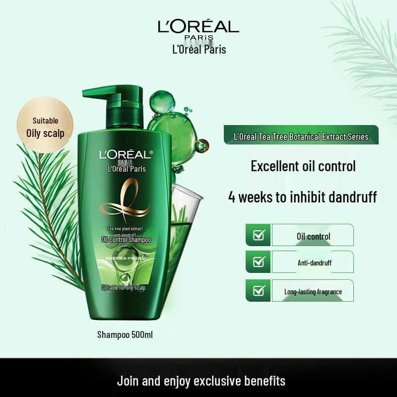 L Oréal Tea Tree Oil Control Anti-Dandruff Shampoo