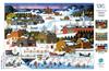 Buffalo Games Charles Wysocki Hickory Haven Canal 1000 Piece Jigsaw Puzzle for Adults Challenging Puzzle Perfect for Game Night Completed puzzle