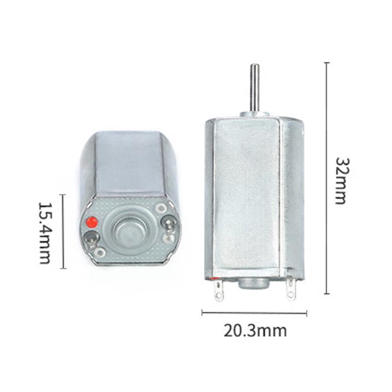 1Pc Fk180 Electric Motor Dc3V-6V 7000-20000Rpm High Speed Carbon Brush Mini Motor Diy Electric Shaver Toy Model