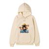 One Piece Monkey D. Luffy Hoodie, Anime Character Printed Pullover Hooded Sweatshirt Casual Long Sleeve Hoodie
