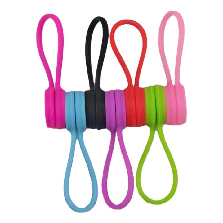 Cable Winder Cord USB Wire Tie Earphone Cable Ptotector Storage Holder Headphones Silicone Cable Organization Magnetic