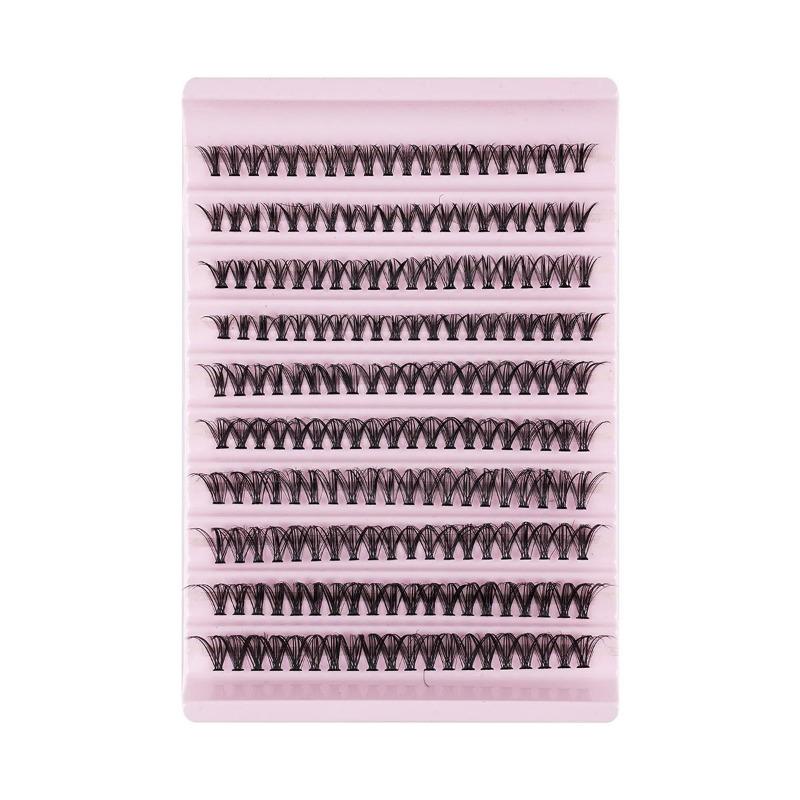 30P40P Hot Melt Multi-Haired False Eyelashes Segmented Self-Grafting Dense Natural Stage Flat False Eyelashes Soft Hair