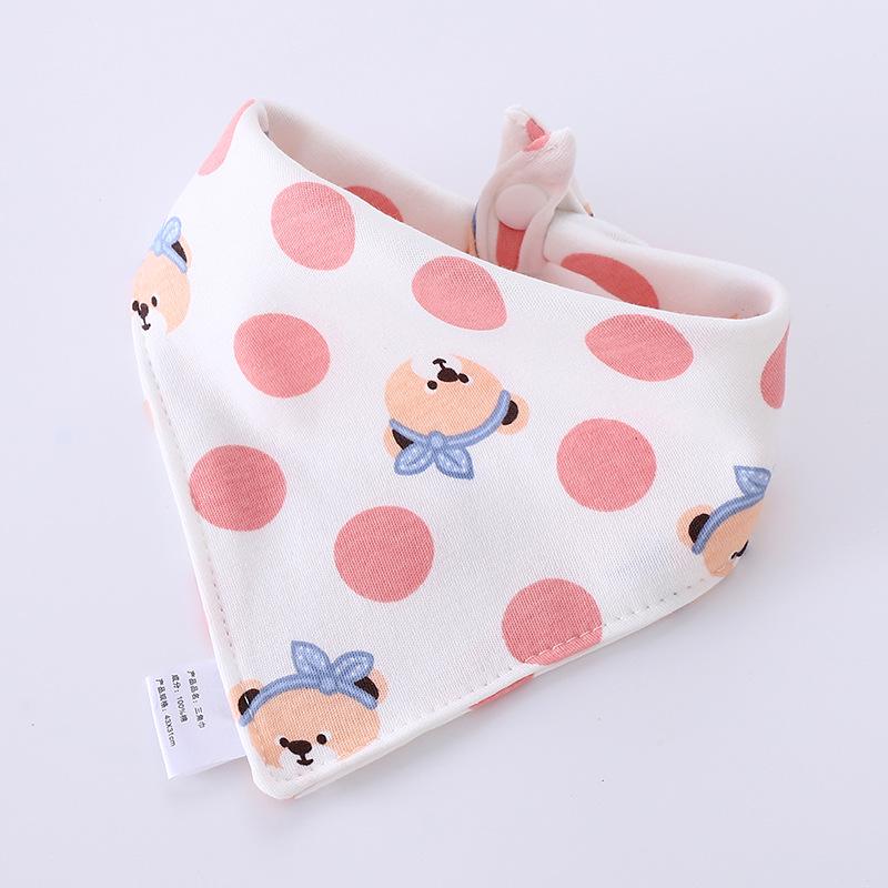 Waterproof Baby Triangle Bib - Pure Cotton for Newborns, Boys & Girls