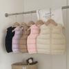 Gilet leggeri in cotone imbottiti di piuma per bambine, Gilet e panciotti per bambini, Gilet in cotone per bambini Autunno/Inverno