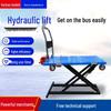 Electric Reach Truck with On-Board Lifting and Hydraulic Scissor Lift Table