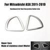 Car-styling Stainless Steel air vent decorative frame trim sticker case for Mitsubishi ASX 2011-2017,auto Accessories