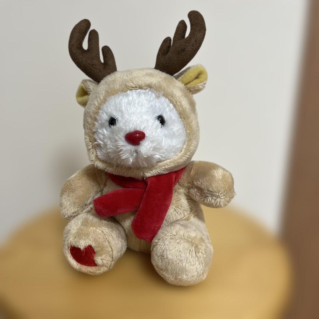 

[USED] Takashimaya Teddy Bear Reindeer Limited Edition
