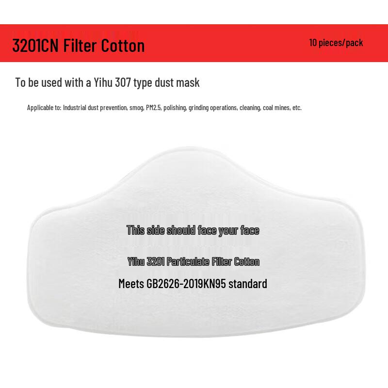 Yihu 3201 Series Dust Mask and Particulate Filter