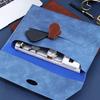 A4 Large Capacity Waterproof Leather Document Bag with Logo Printing