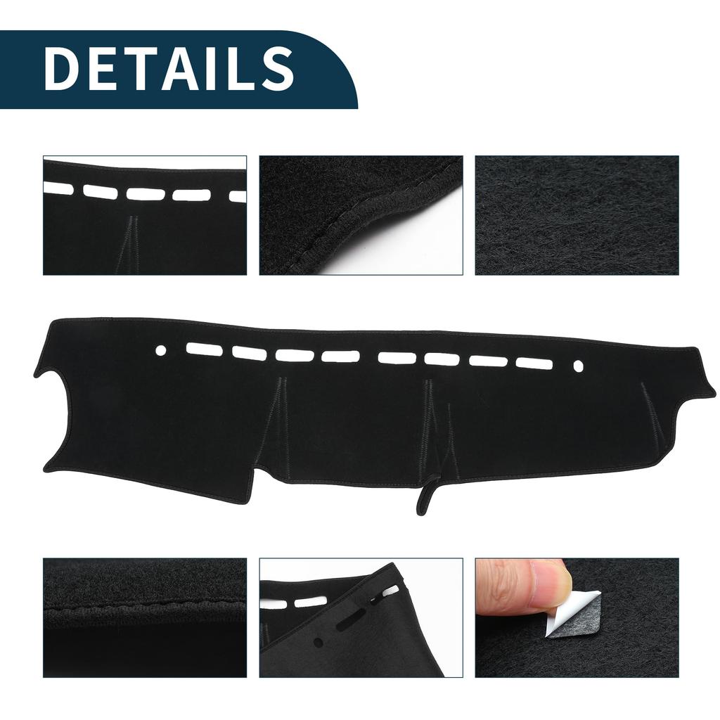 TUCKBOLD Compatible with Suzuki Jimny Dashboard Foldable Center Console Dashboard Black with 1 Set JB64/JB74 Mat, Cover, Stickers,