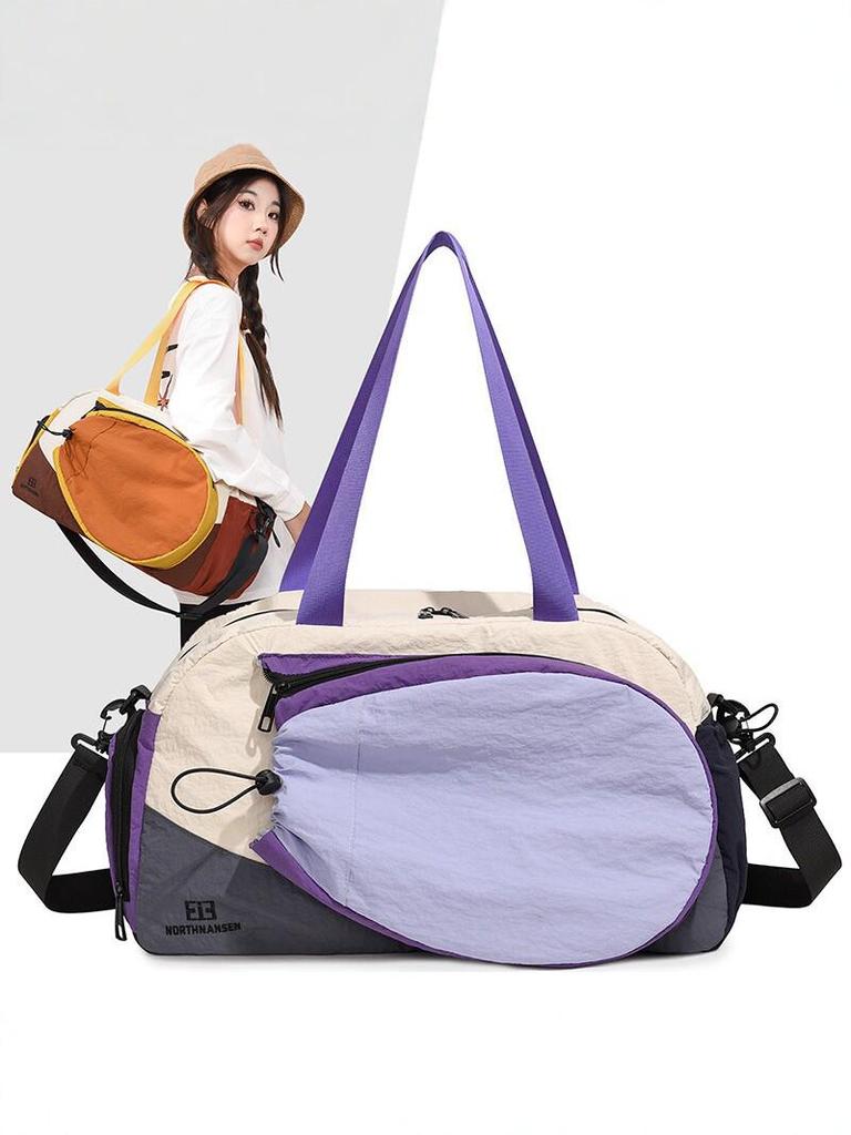 Customizable Lightweight Water-Repellent Outdoor Travel Bag with Wet/Dry Separation for Fitness and Sports