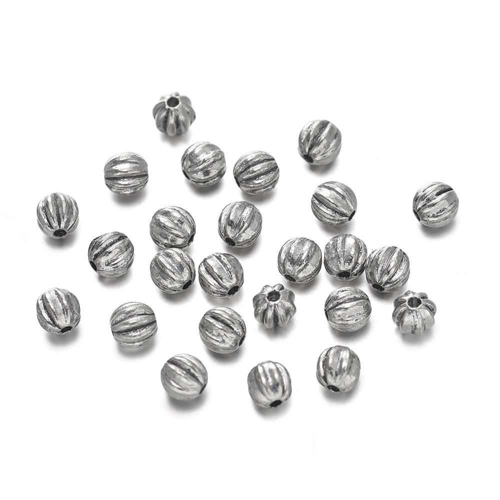 

Zinc alloy spherical spacer bead DIY bracelet spacer bead loose bead accessories 3.5*4mm