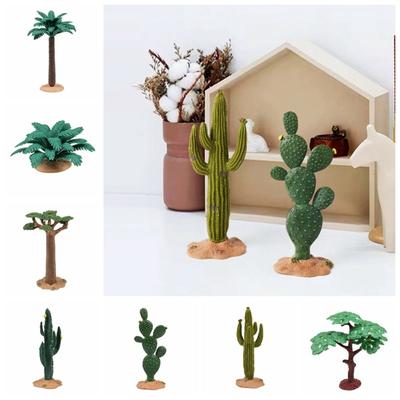 DIY Crafts Artificial Plant Cactus Realistic Simulated Cactus Artificial Tree Model  Dollhouse