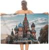 Blue Shark Beach Towel,Oversized Pool Towels for Adults, Soft Plush Lightweight Travel Towel, Absorbent Beach Blanket for Pool