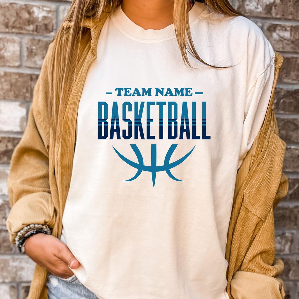 Basketball Personalized Shirt Game Day Sport Tee Women T Shirts Cotton Tops