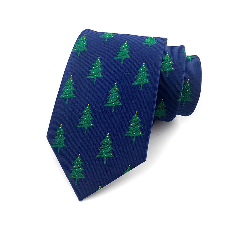 High Density Christmas Tie Wedding Groom Tie Festive Holiday Tie