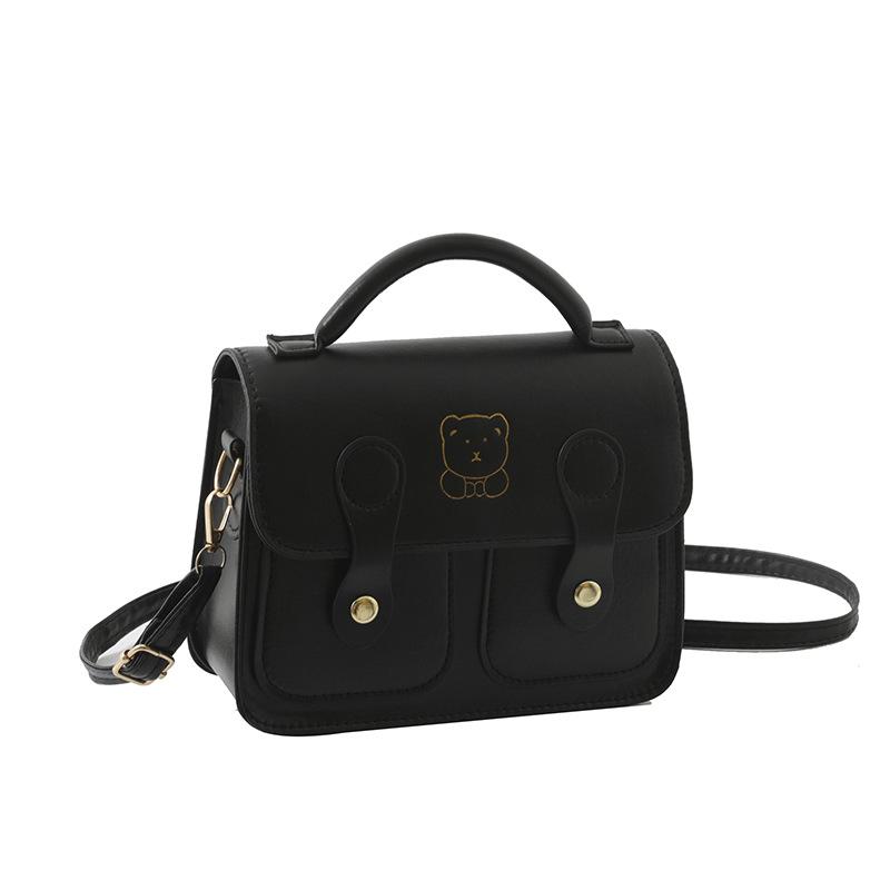 Fashion Portable Cambridge Bag New Simple Design Sense Small Square Bag Niche Texture Versatile Shoulder Messenger Bag Commute