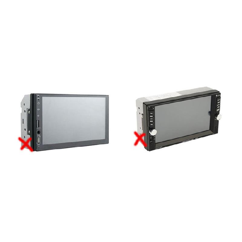 2Din Car Stereo Panel for Car Radio DVD Player Mounting Frame Install Dash Bezel