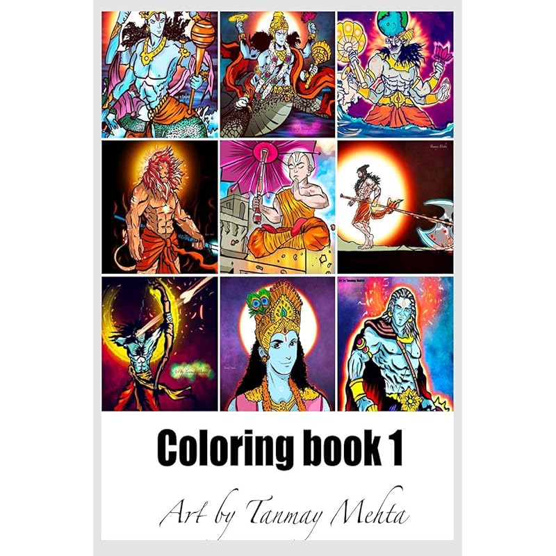 Coloring Book 1 Coloring book 1 Art by Tanmay