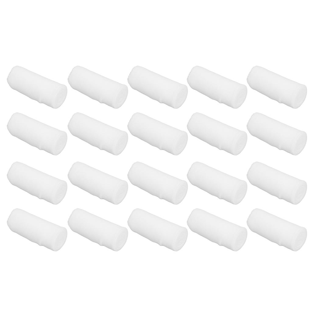 20pcs Gauze Bandage Roll Soft Breathable Stretchy Wound Care Instant Absorption Gauze Wrap 7.5x450cm
