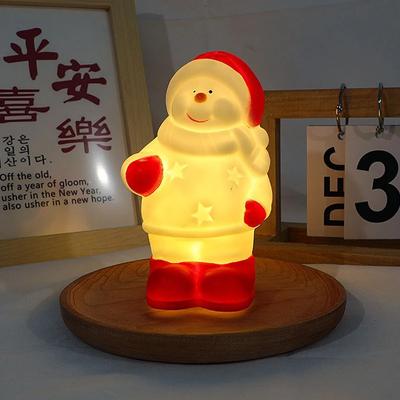 Weihnachts-LED-Nachtlicht Weihnachtsmann Schneemann Dekolampe Kinderzimmer Nachttisch Feiertag Weihnachts-Deko Nachtlichter