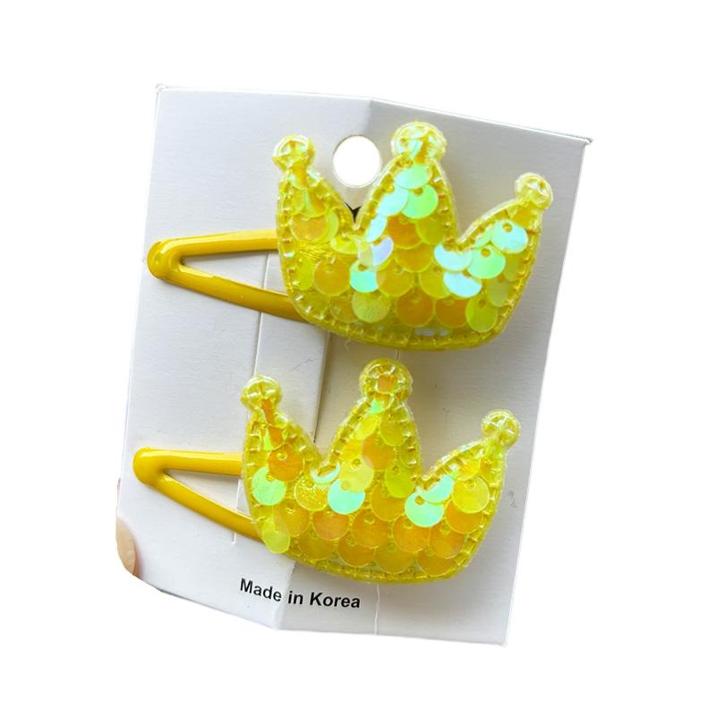 2 ST Nya Prinsessan Fjälligt Hjärta Flickor Hårnålar Härliga Barn Huvudbonader Hårspännen Hårklämmor Barrettes Håraccessoarer