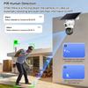 4G Camera With 4G-SIM Card Solar Panel 8MP 4K Outdoor Wireless PTZ PIR Human Detection CCTV IP Camaras V380 Security Protection