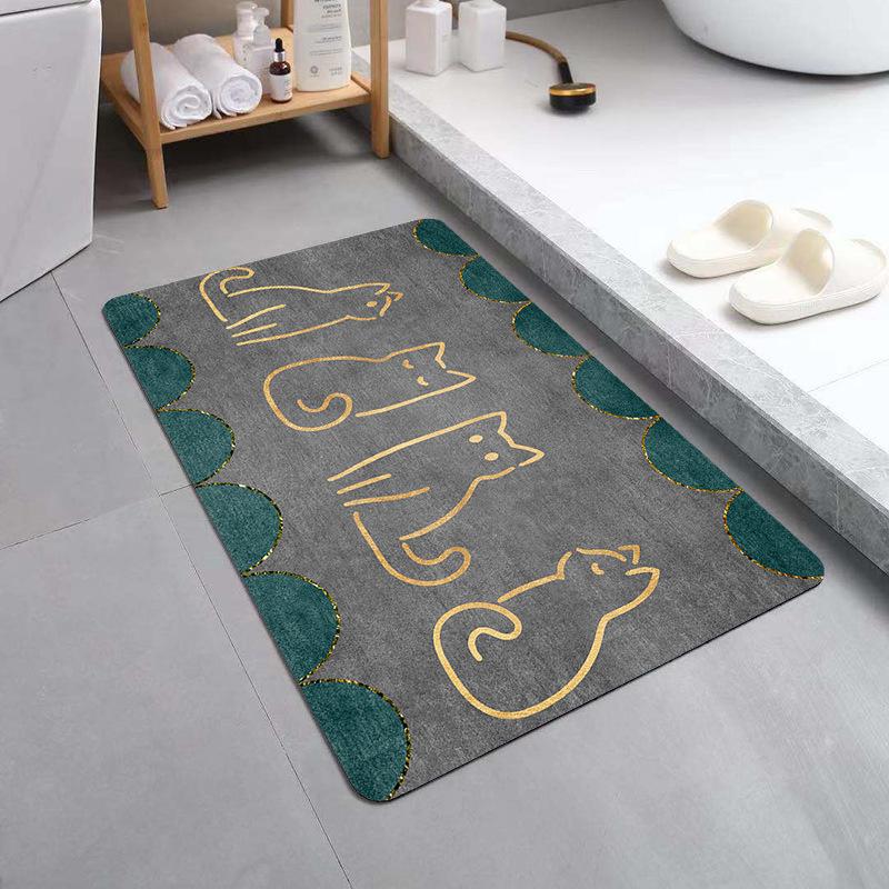 Entrance Door Mat Kitchen Carpet Bathroom Entrance Mat Floor Mat Foot Pad
