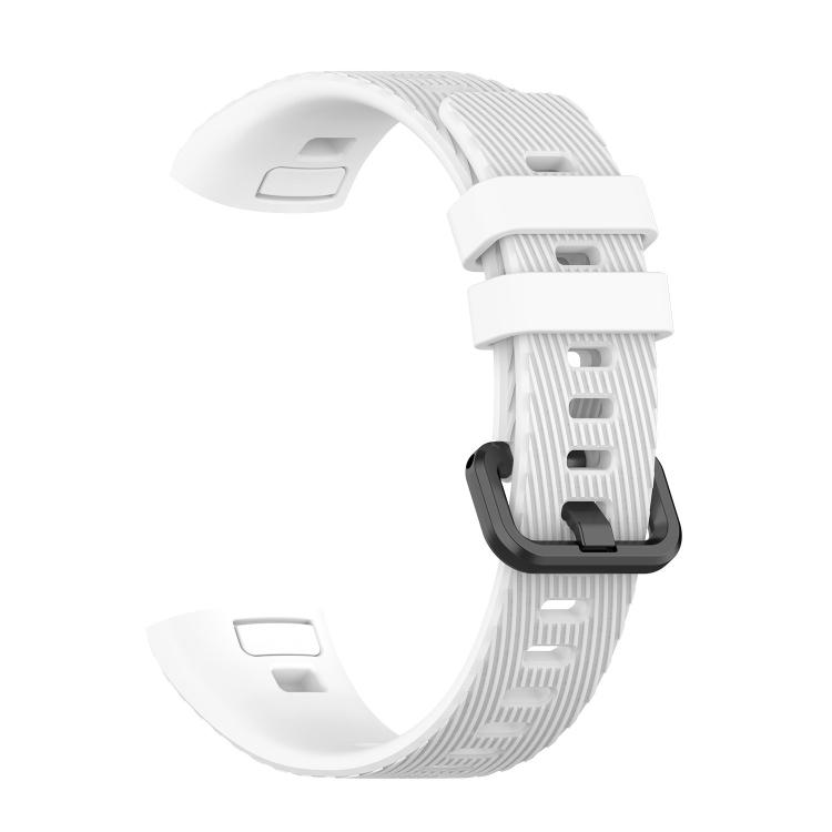 

For Huawei Band 3 & 4 Pro Silicone Watch Band(White) For Huawei Band 3 & 4 Pro белый