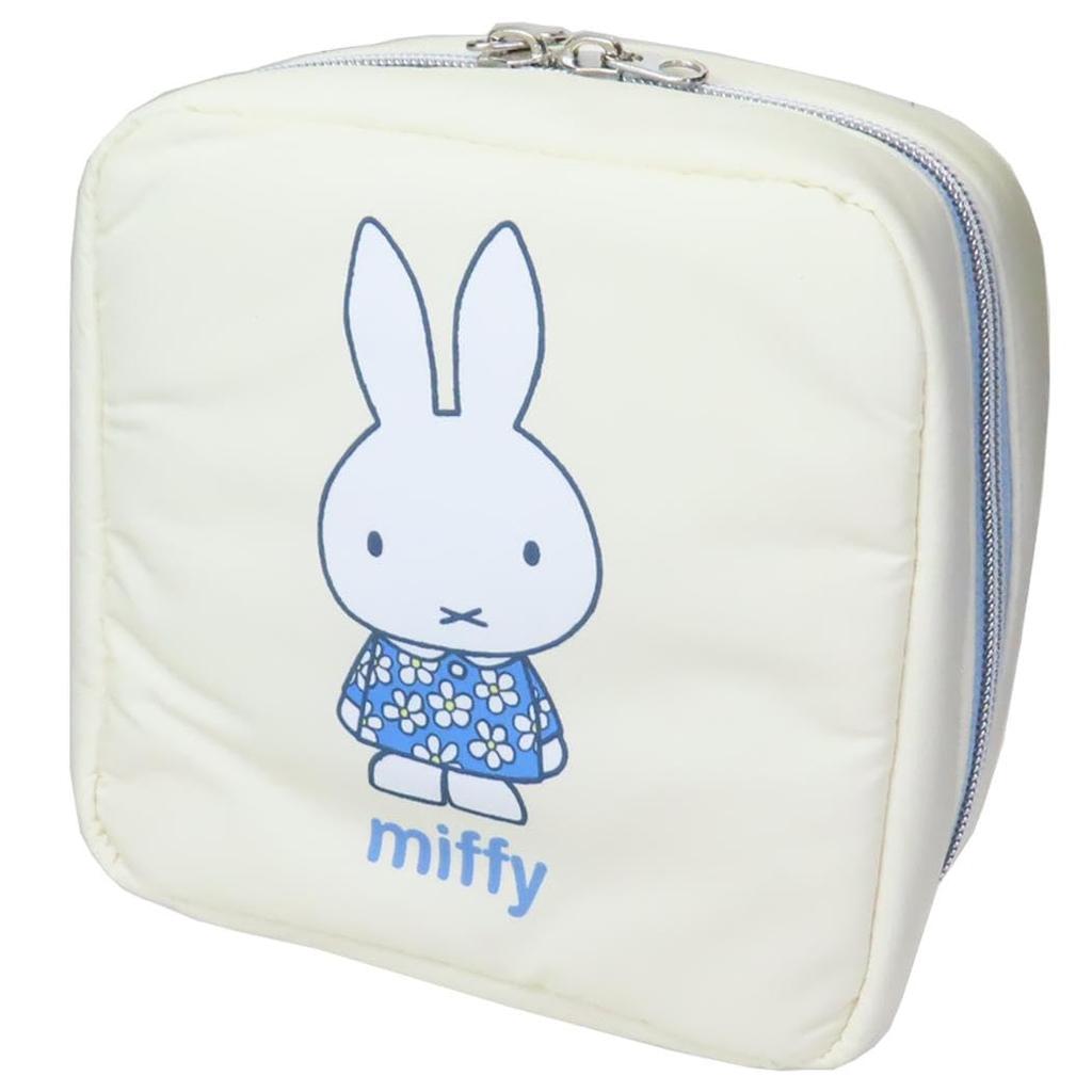 Miffy Large Pouch Ivory Blue Dress Series