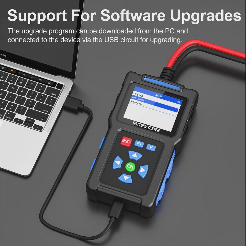 BT300 Bilbatteri- og Diagnosetester