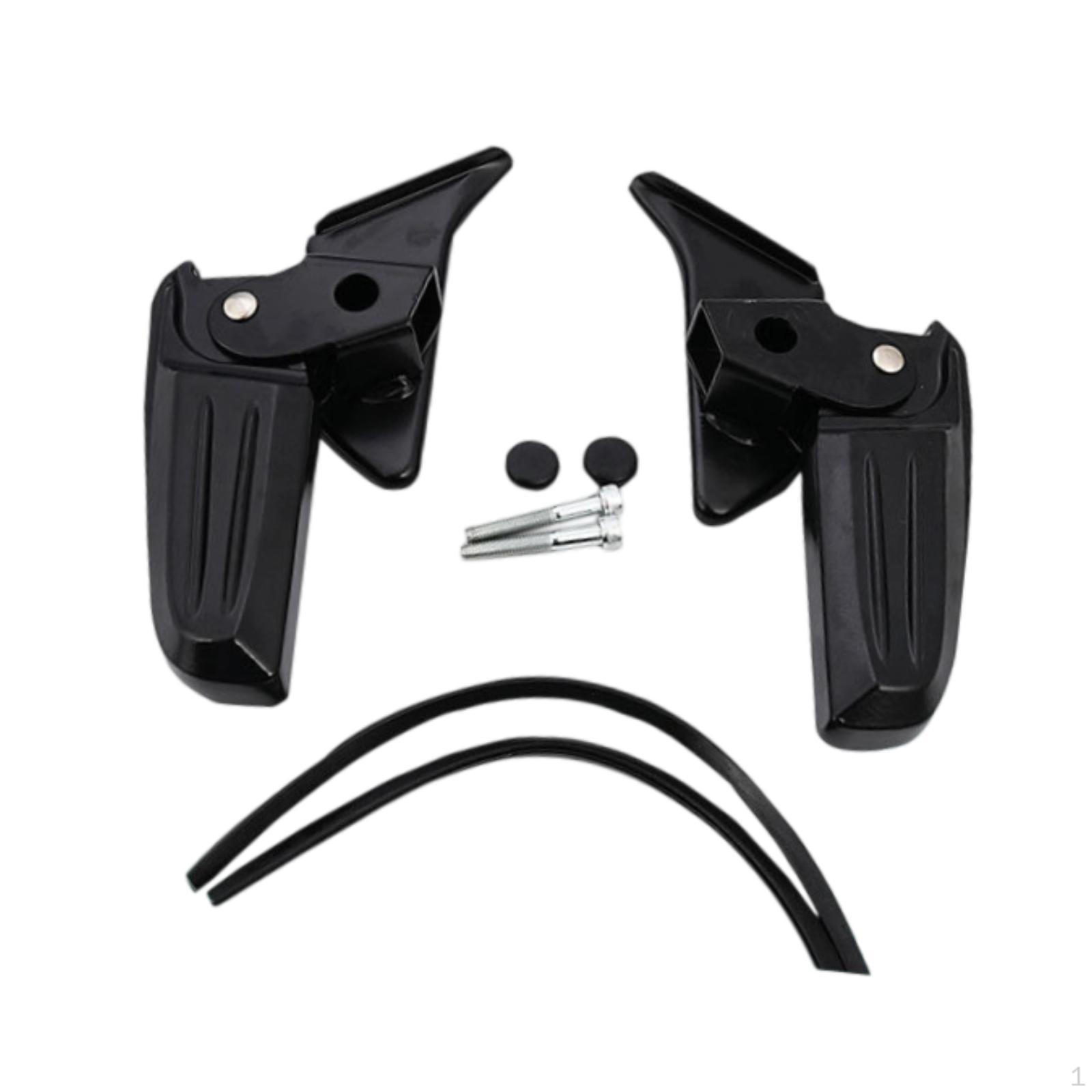 

Anti-slip Footrests, Easy Assembly, Rustproof, Multi-purpose, Foldable Pedals for Car Parts чорний