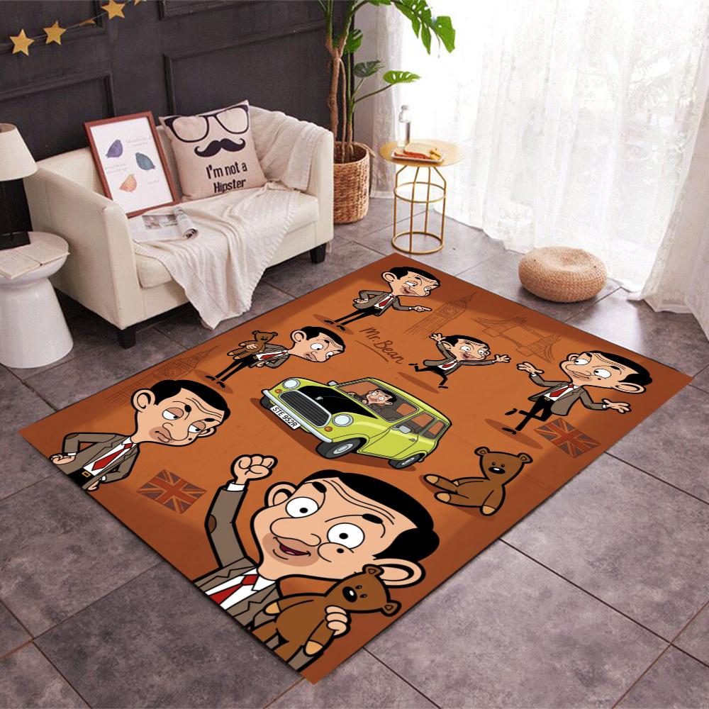 Mr Bean London Trip Carpet Design For Entryway Living Rooms Hallway Study Room Antislip Carpet Decorate Offices Spiritual Gift