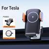Universal Phone Holder in Car Solar Battery Electric For Tesla Model 3 Model Y Electric Auto Clamping Car Cell Phone Stand