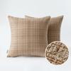 Waterproof Textile Outdoor Throw Pillow Covers Stripe Square Pillowcases Modern Cushion Cases for Patio Couch Bench 45X45CM