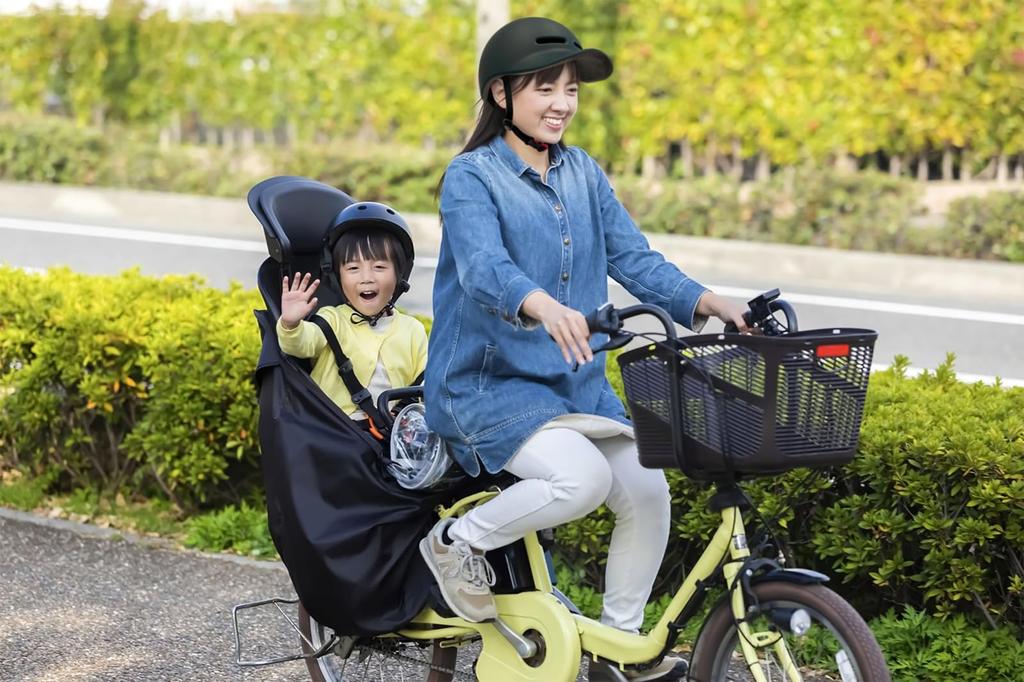 TRADE ONE Bicycle Size Suitable for Elementary Schoolers To SG Mark Matte 60187 Helmet, Adjustable, Adults, Certified, Unisex, Lightweight, Black,