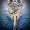 2081pcs Military WW2 Bismarck Battleship Large Boat Cruiser Model Weapon Building Blocks MOC Warship Set Toys for Children Gifts