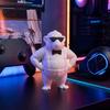 Sunglasses Gorilla Collectible Figurine 3D Printed Funny Cool Monkey Statue Novelty Animal Desktop Ornament for Home Office Decor