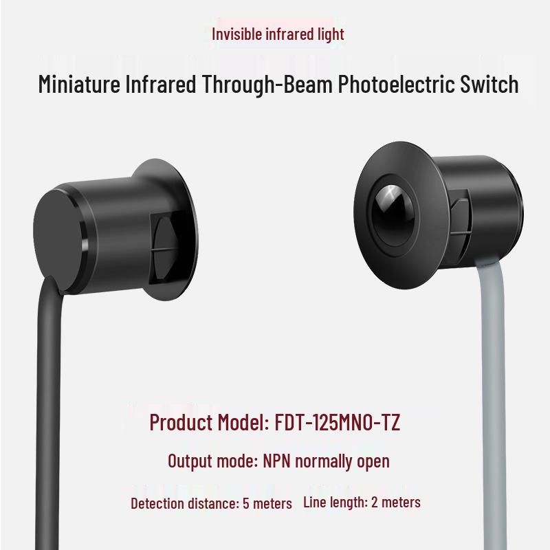 Mini Infrared Through-beam NPN Barrier Gate Photoelectric Sensor