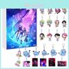 Kpop Demon Hunters Christmas Countdown Calendar Keychain And Acrylic Decor Gift Box For Fans