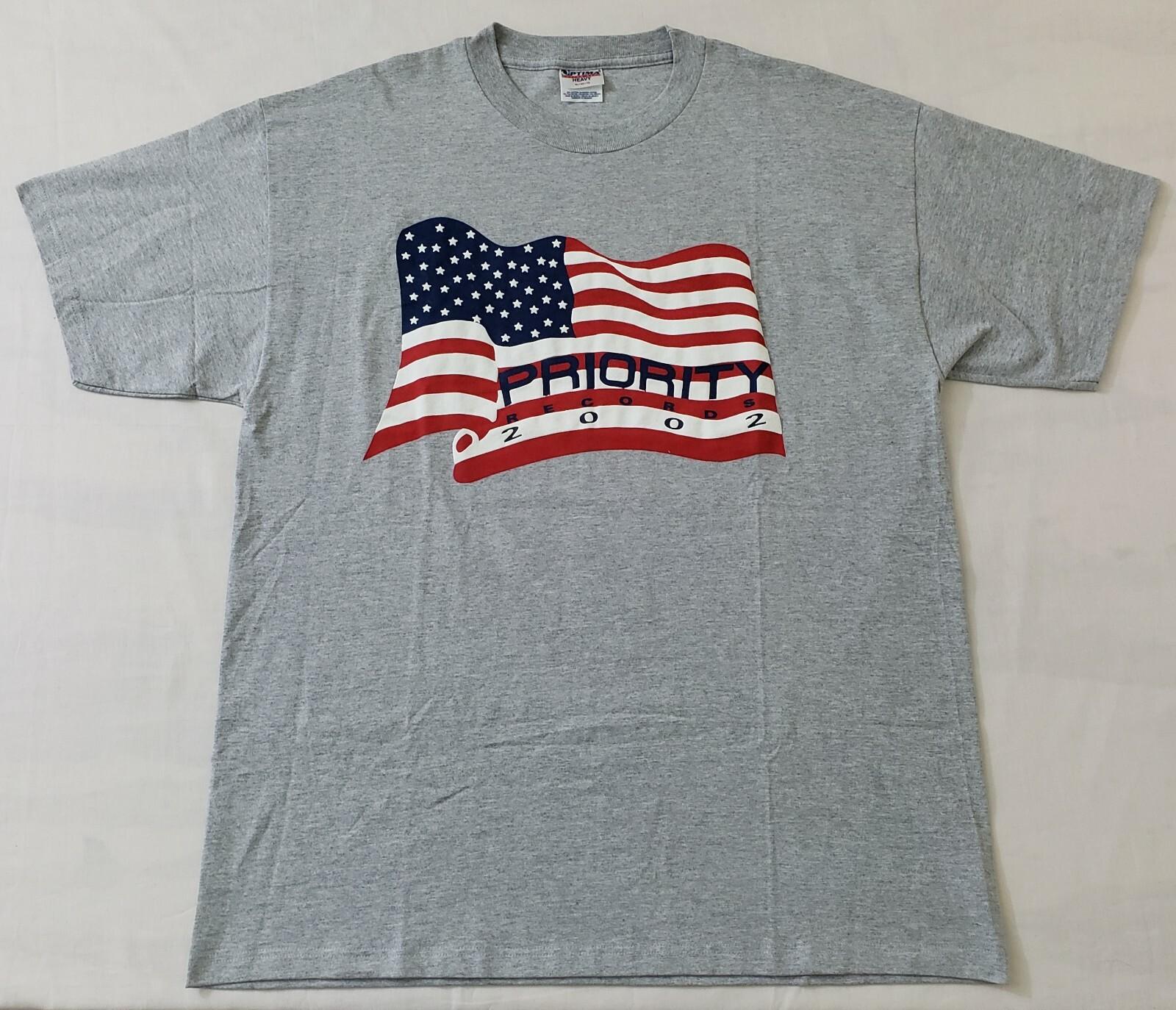 Vintage Priority Records Promo T-Shirt Sz XL Rap Tee Hip Hop Snoop Dogg Ice Cube XL