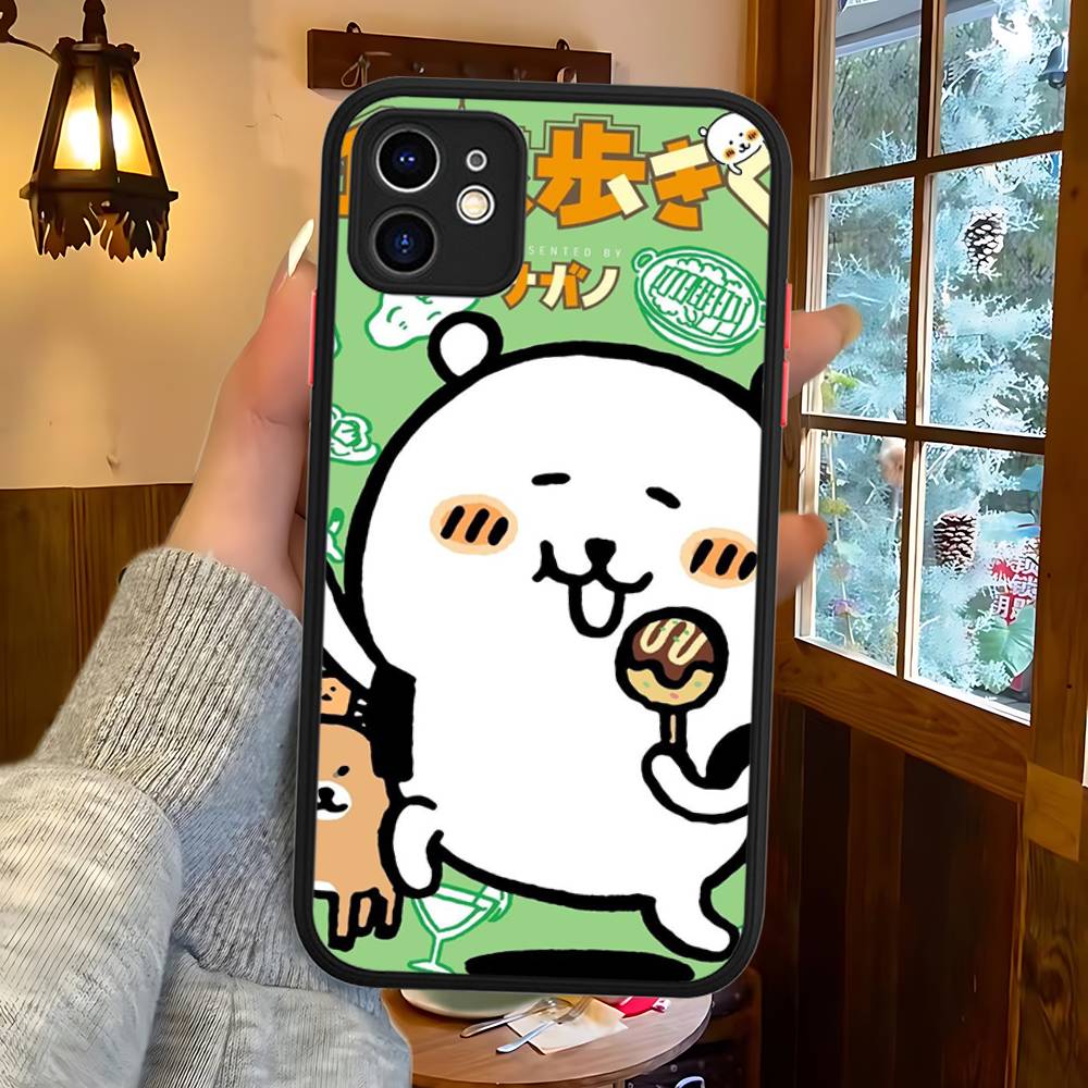 Popular Cute J-Joke B-Bear For IPhone 11 12 13 14 15 16 Pro Max Plus Matte Translucent Phone Cover